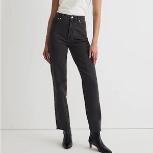 Madewell The Perfect Vintage Jean Black Lunar Wash Size 27